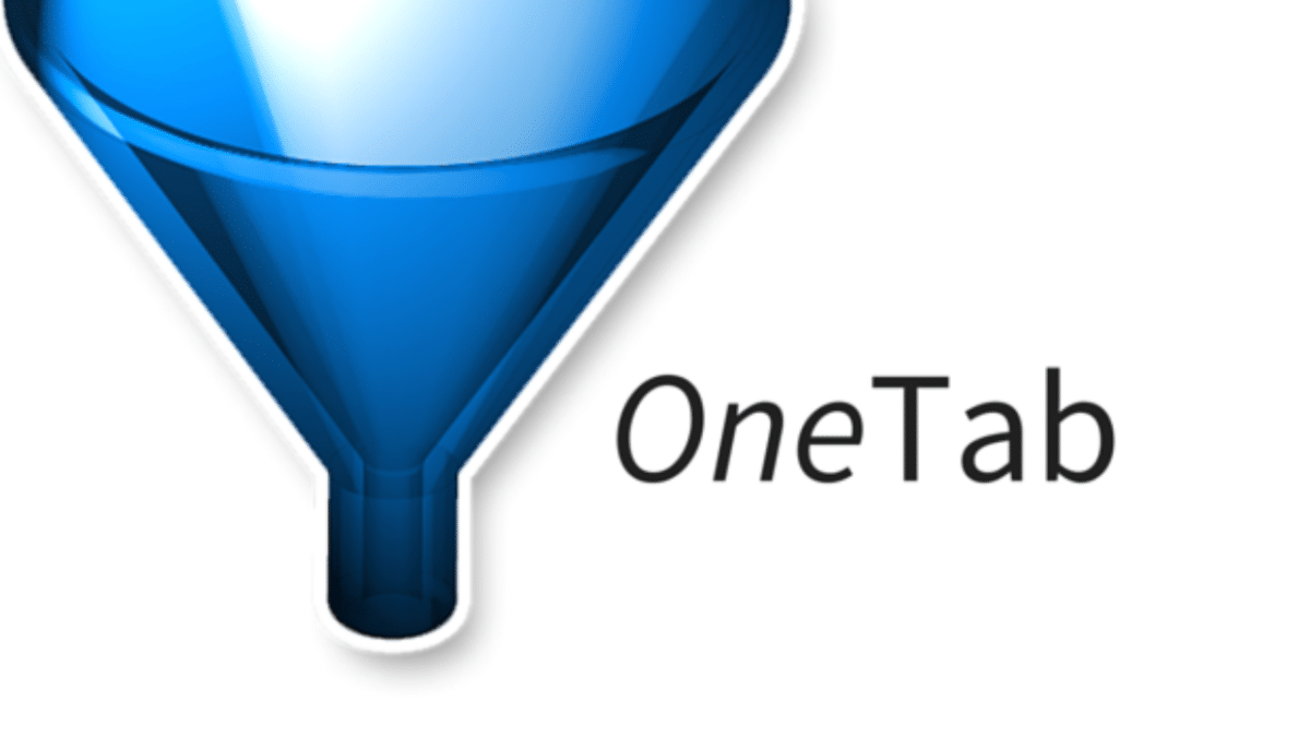OneTab extension 20 onglets