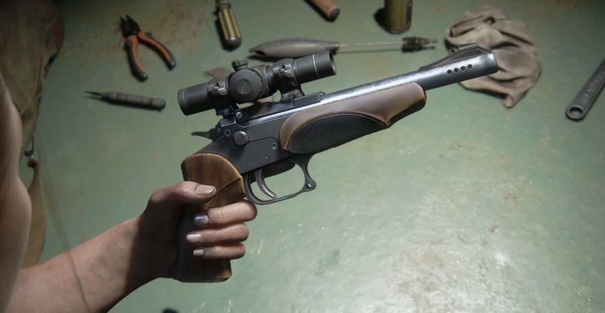 Le pistolet de chasse dans The Last of Us Part 2 Remastered