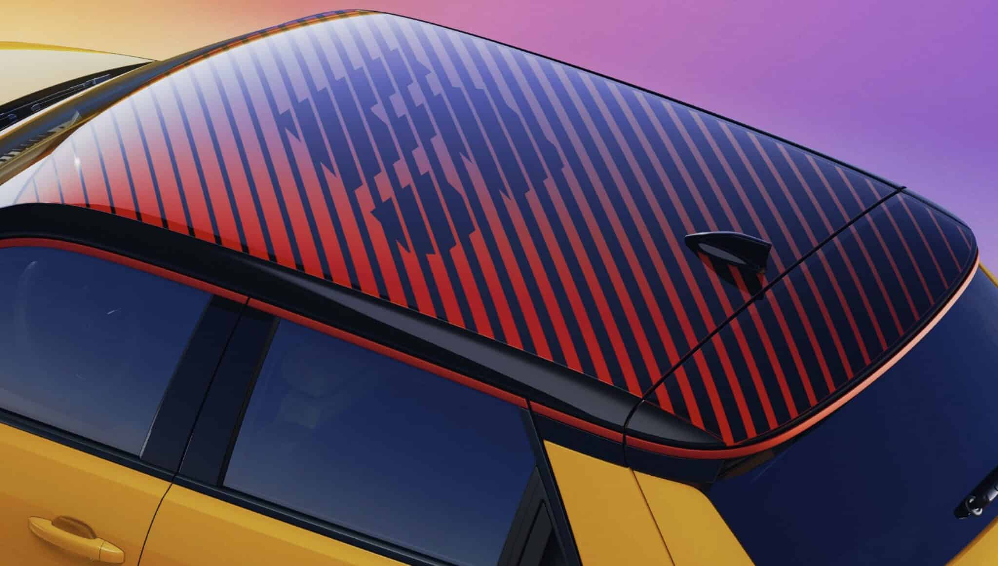 Le toit de la Renault 5 E-Tech