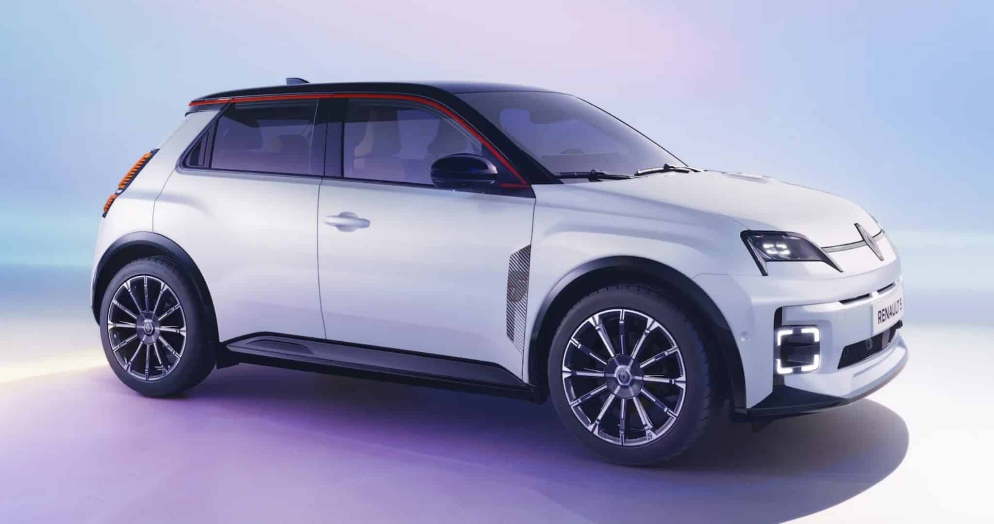Renault 5 E-Tech blanche