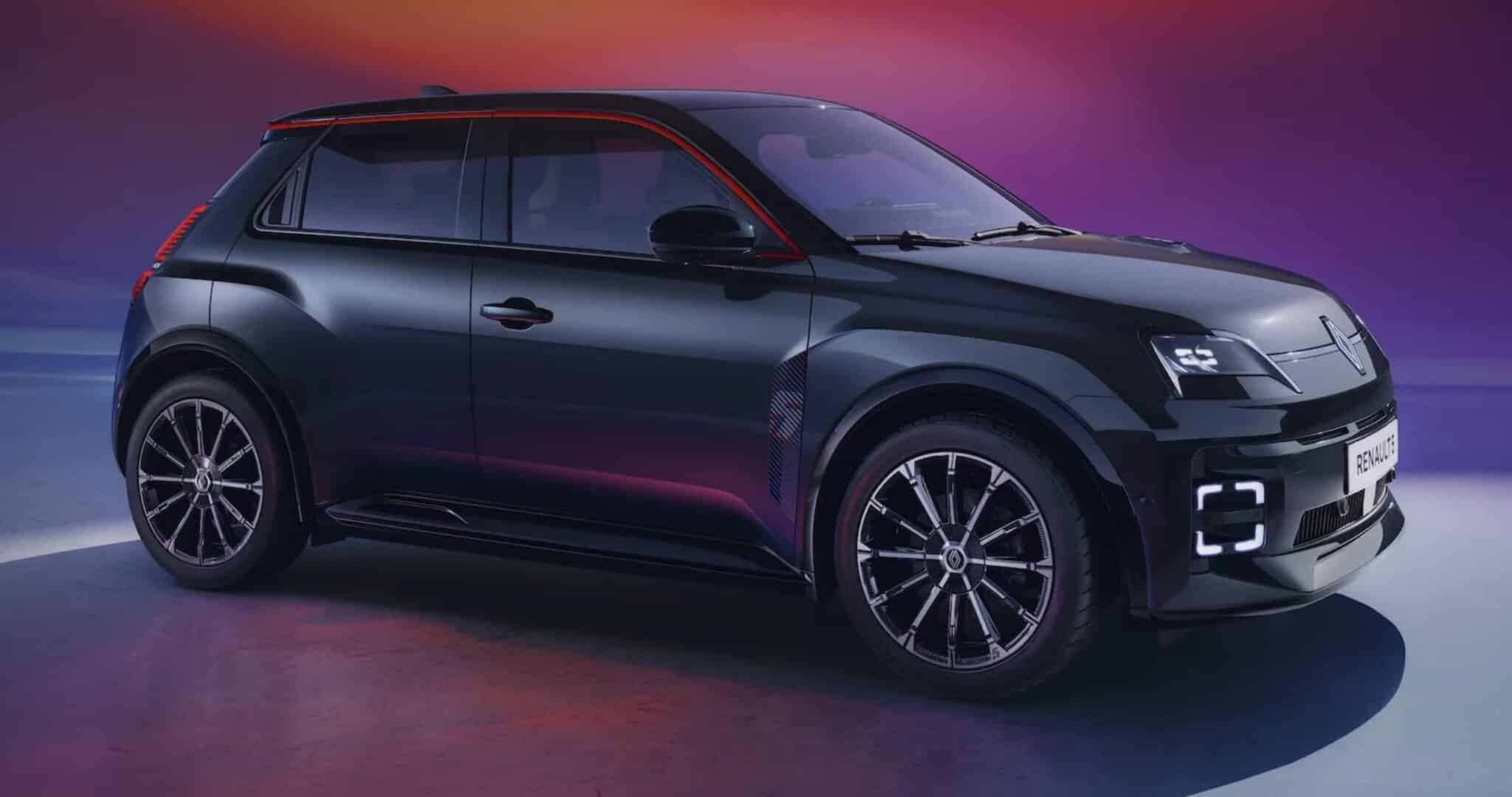 Renault 5 E-Tech noir