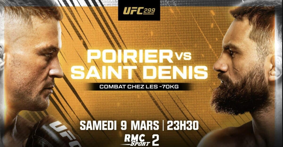 Poirier vs Saint Denis sur RMC
