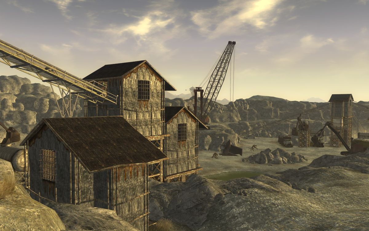 Fallout New Vegas deathclaws carry junction jonction carrières