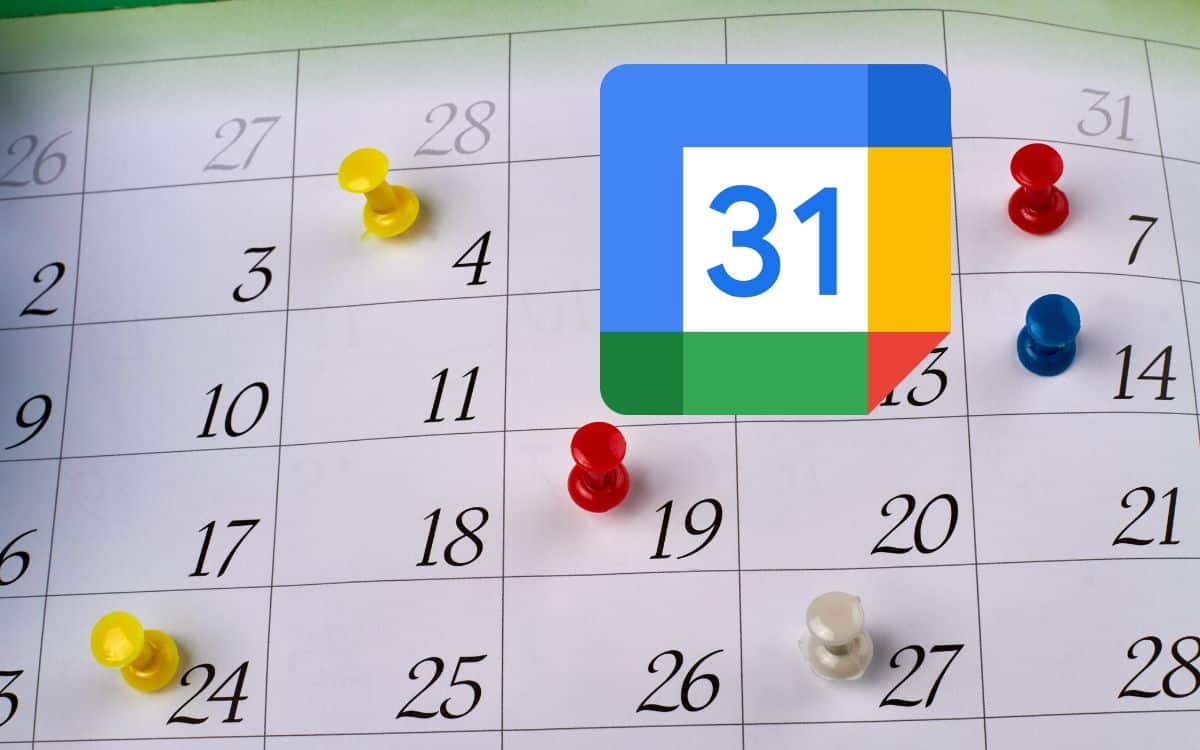 Google Calendar calendrier navigation mois