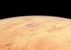 Mars araignées noires ESA