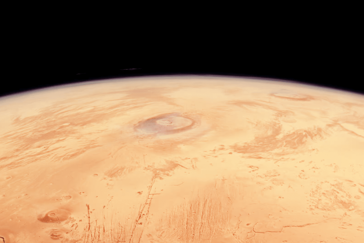 Mars araignées noires ESA