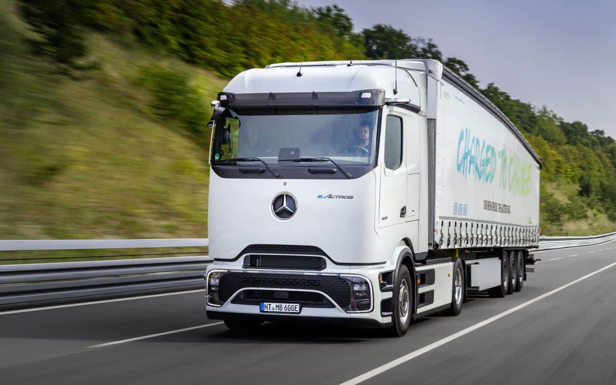 Mercedes-Benz camion électrique eactros 600