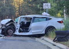 Tesla accident procès autopilot assistance Model X mort