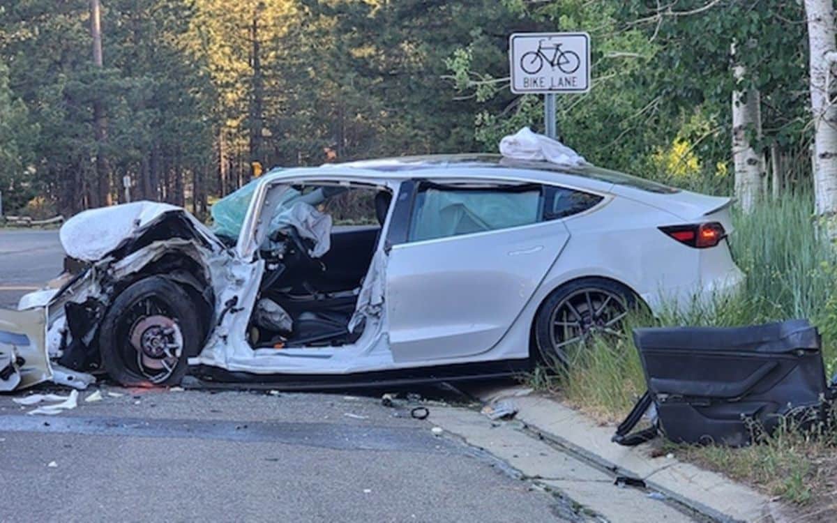 Tesla accident procès autopilot assistance Model X mort