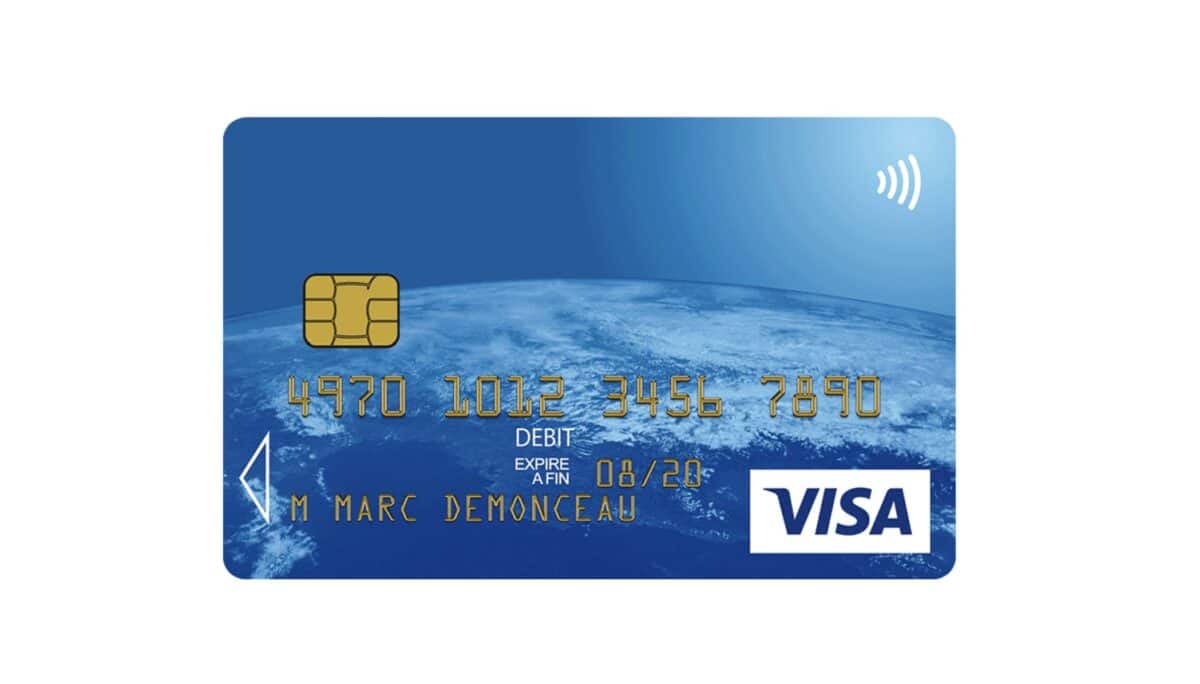 Carte bancaire sans contact