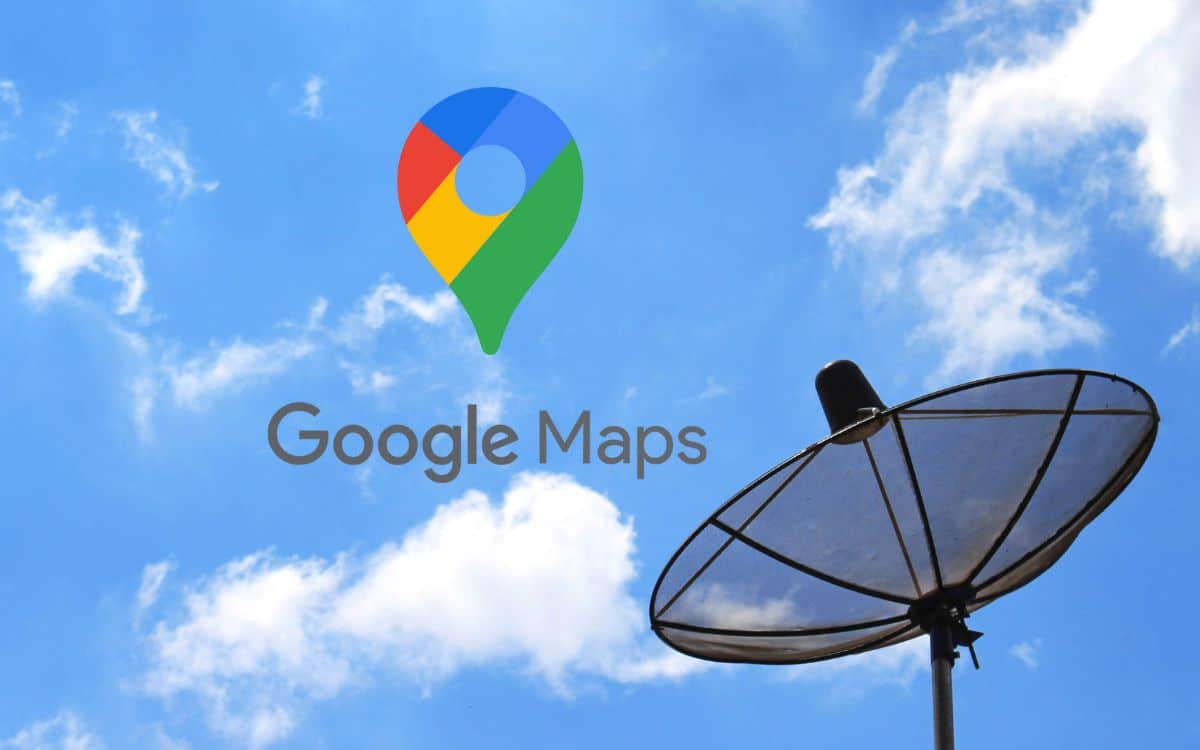 google maps satellite partage position 