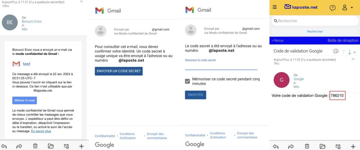 Protéger un mail sur Gmail