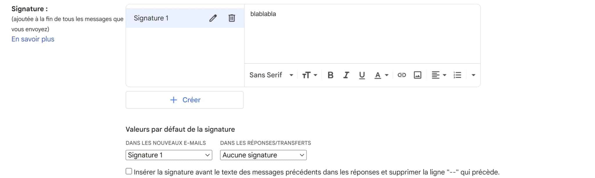 Configurer une signature électronique Gmail