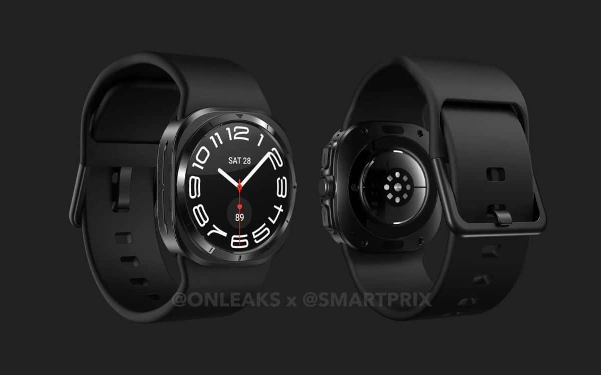 Samsung Galaxy Watch 7 Ultra design fuite