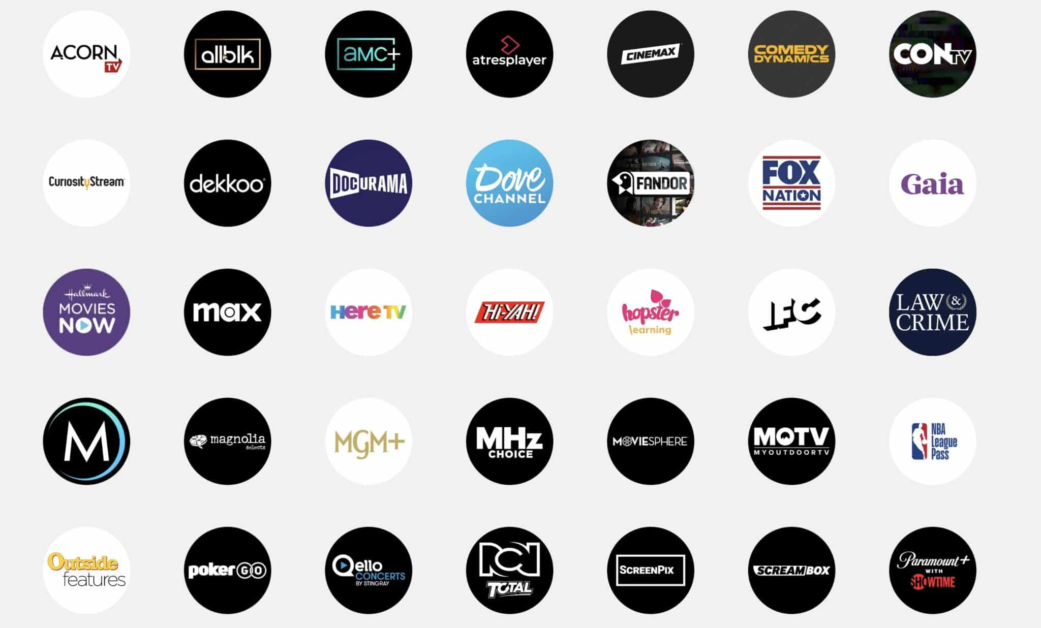 Modules complémentaires YouTube TV