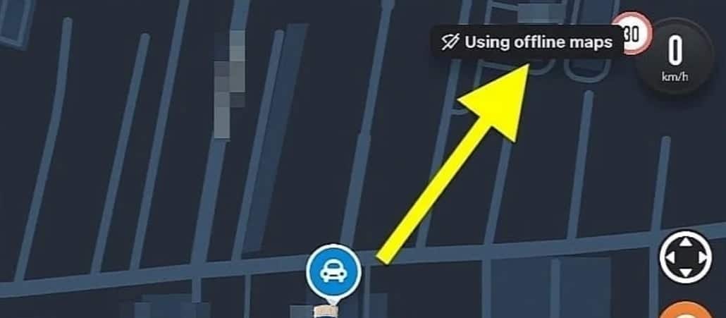 Waze bug cartes hors ligne
