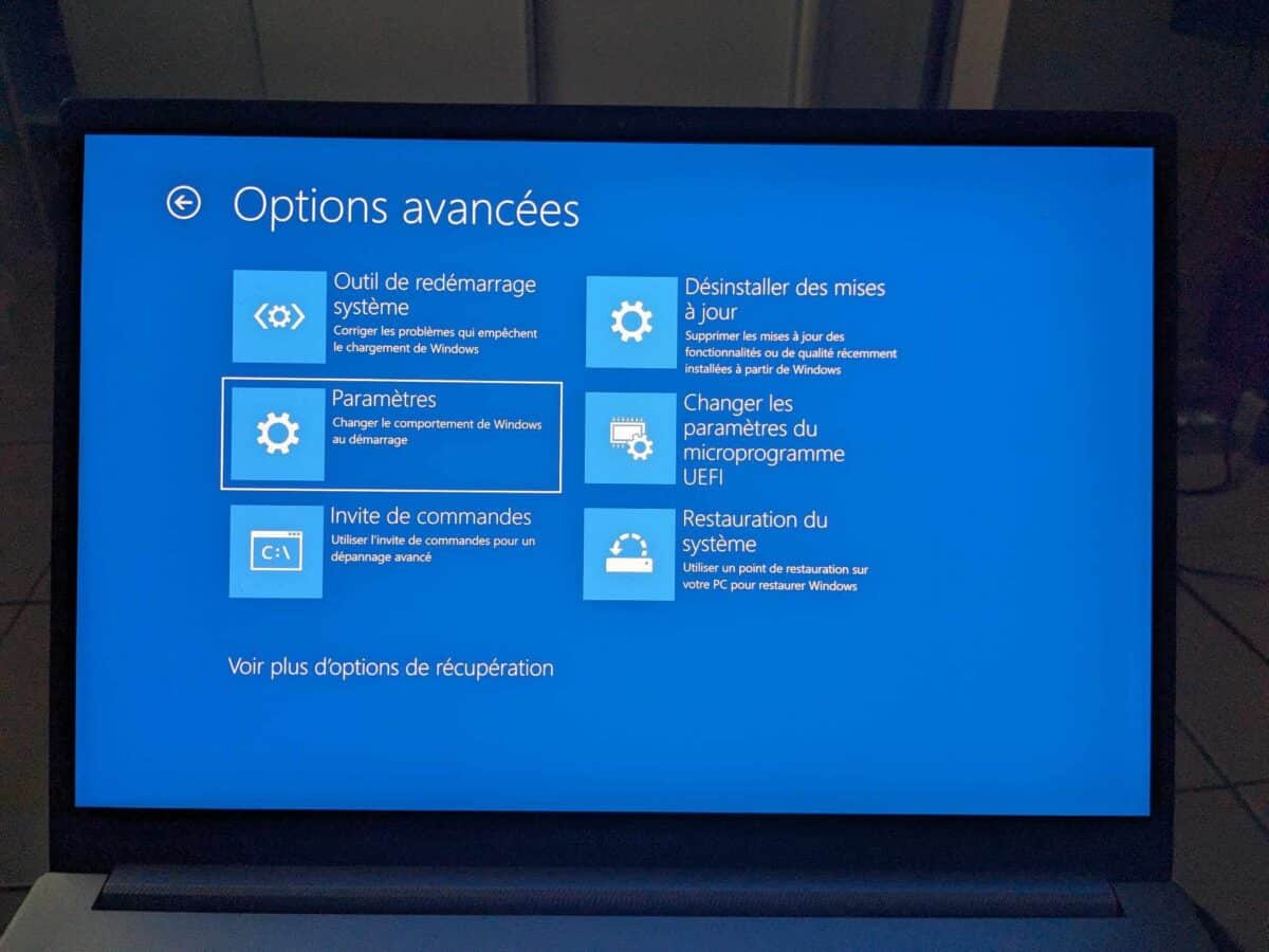 Comment redémarrer Windows 11 en mode sans échec