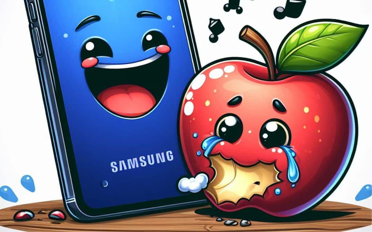 iphone samsung apple bug alarme