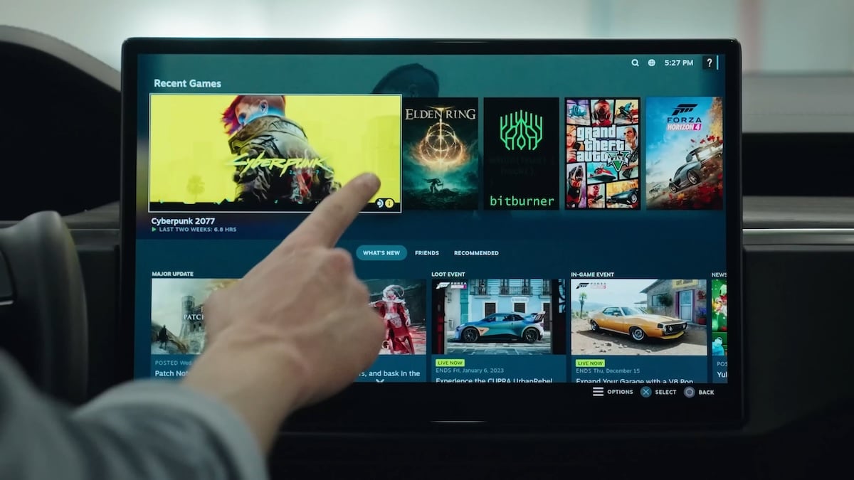 Tesla abandonne Steam