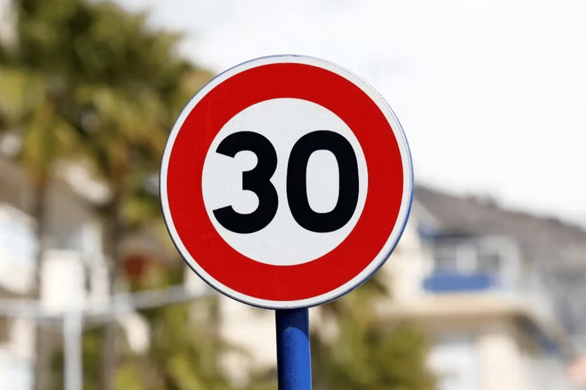 vitesse ville 30 km/h code de la route