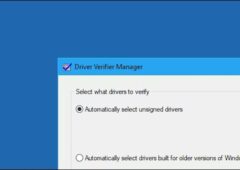Windows supprime Driver Verifier