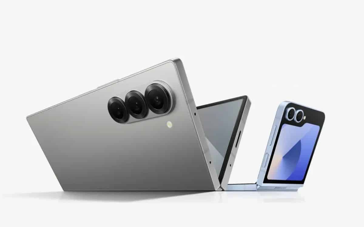 Galaxy Z Fold 6 Z Flip 6 image marketing Samsung smartphone pliable
