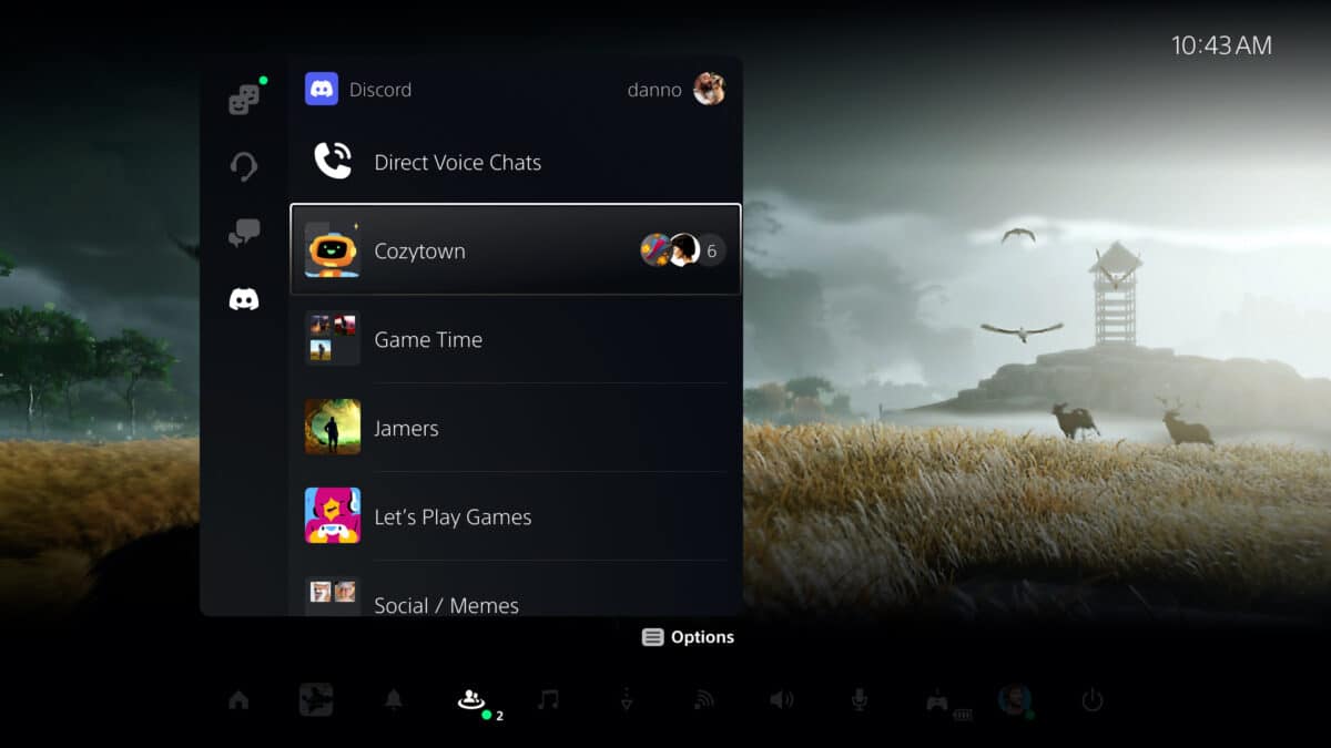 PS5 Discord mise à jour