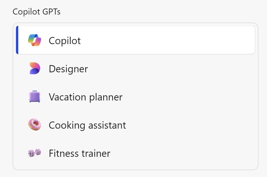 Copilot GPTs