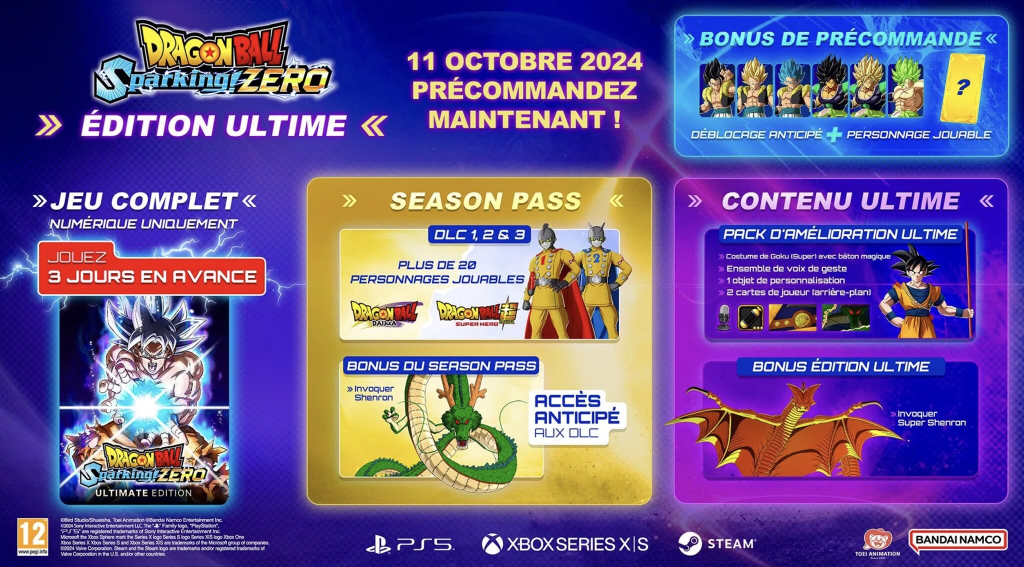 Dragon Ball Sparking Zero édition ultime