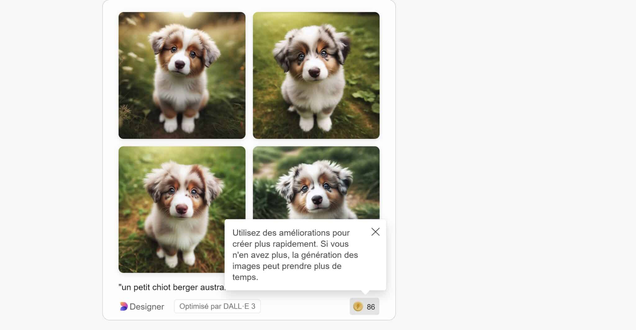 Améliorations image Copilot