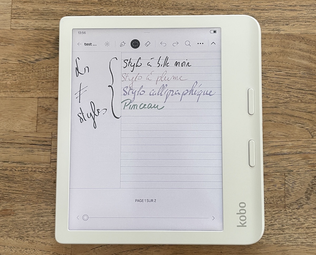Étui Rotatif 360° Pour Kobo Libra Colour 2024 - Magnétique, Dos Transparent, Mise En Veille Automatique