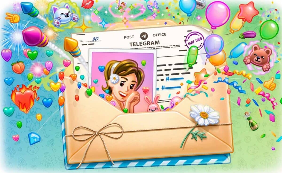 telegram effets animés  