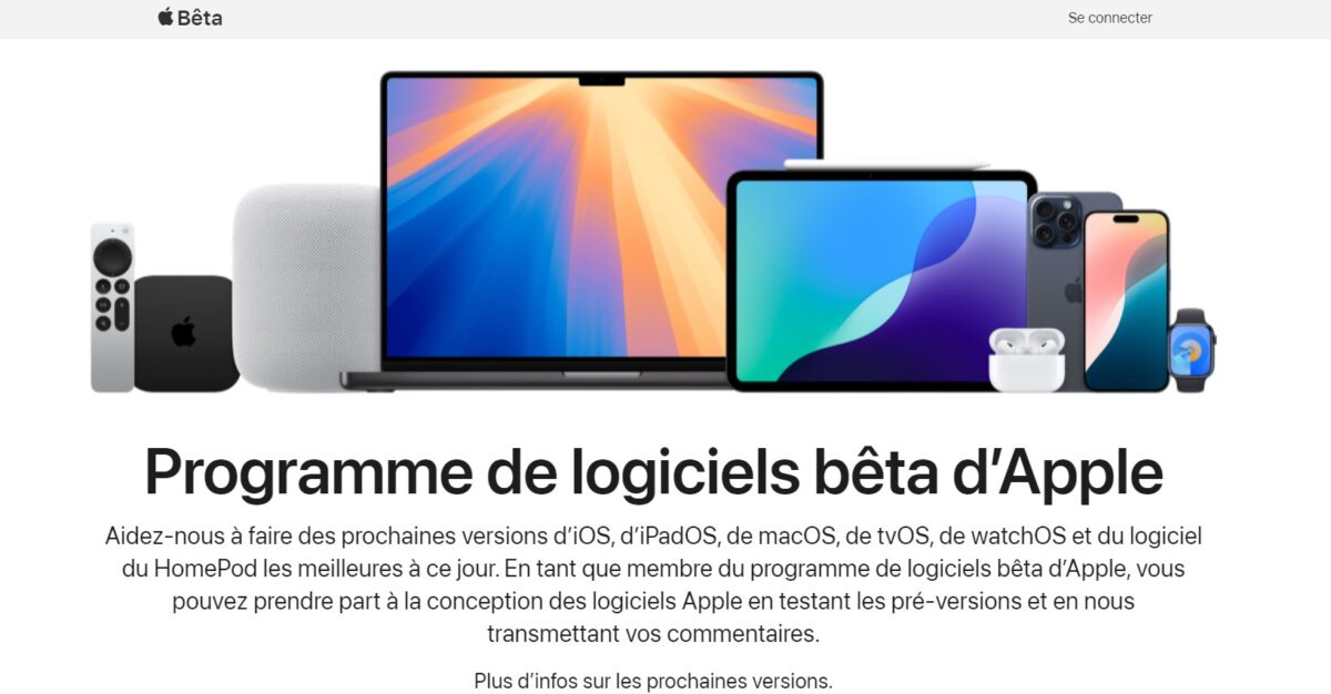bêta ios 18 
