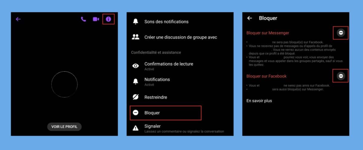 Bloquer Une Personne Sur Messenger Supprime La Conversation