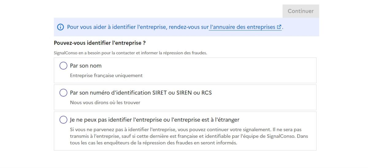 démarchage spam signal conso