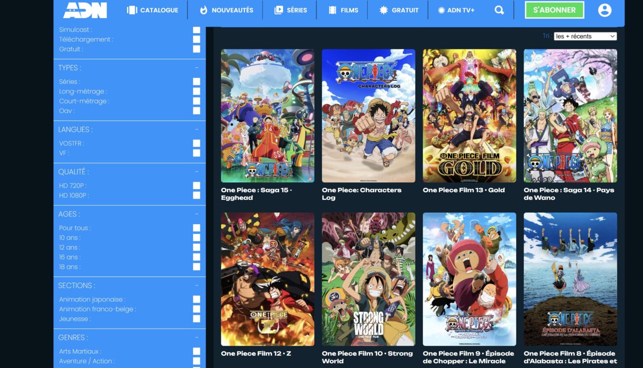 Où voir One Piece en streaming