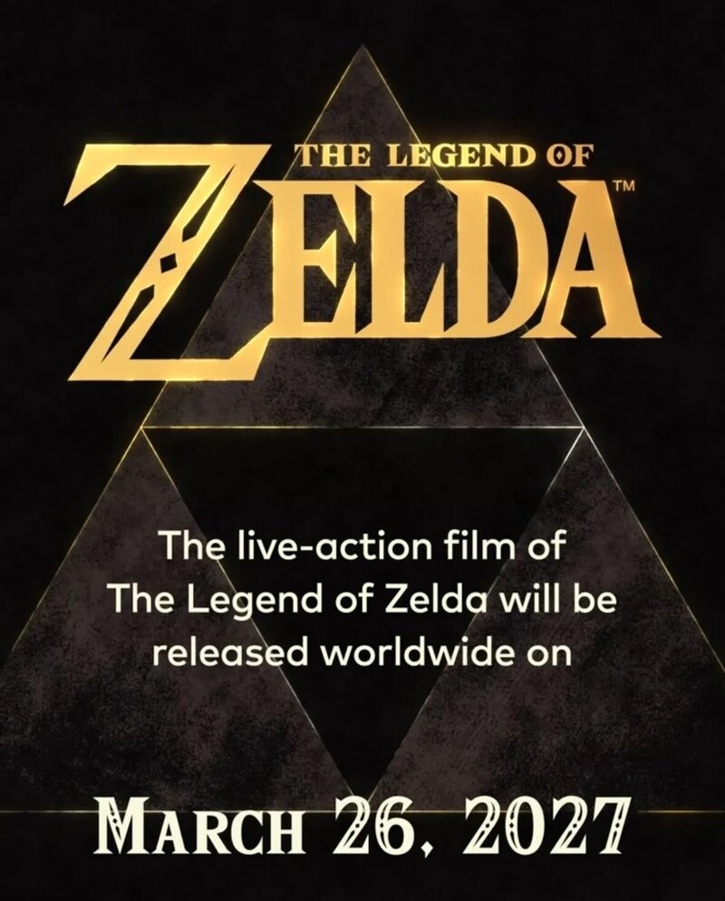 annonce officielle du film zelda en live action
