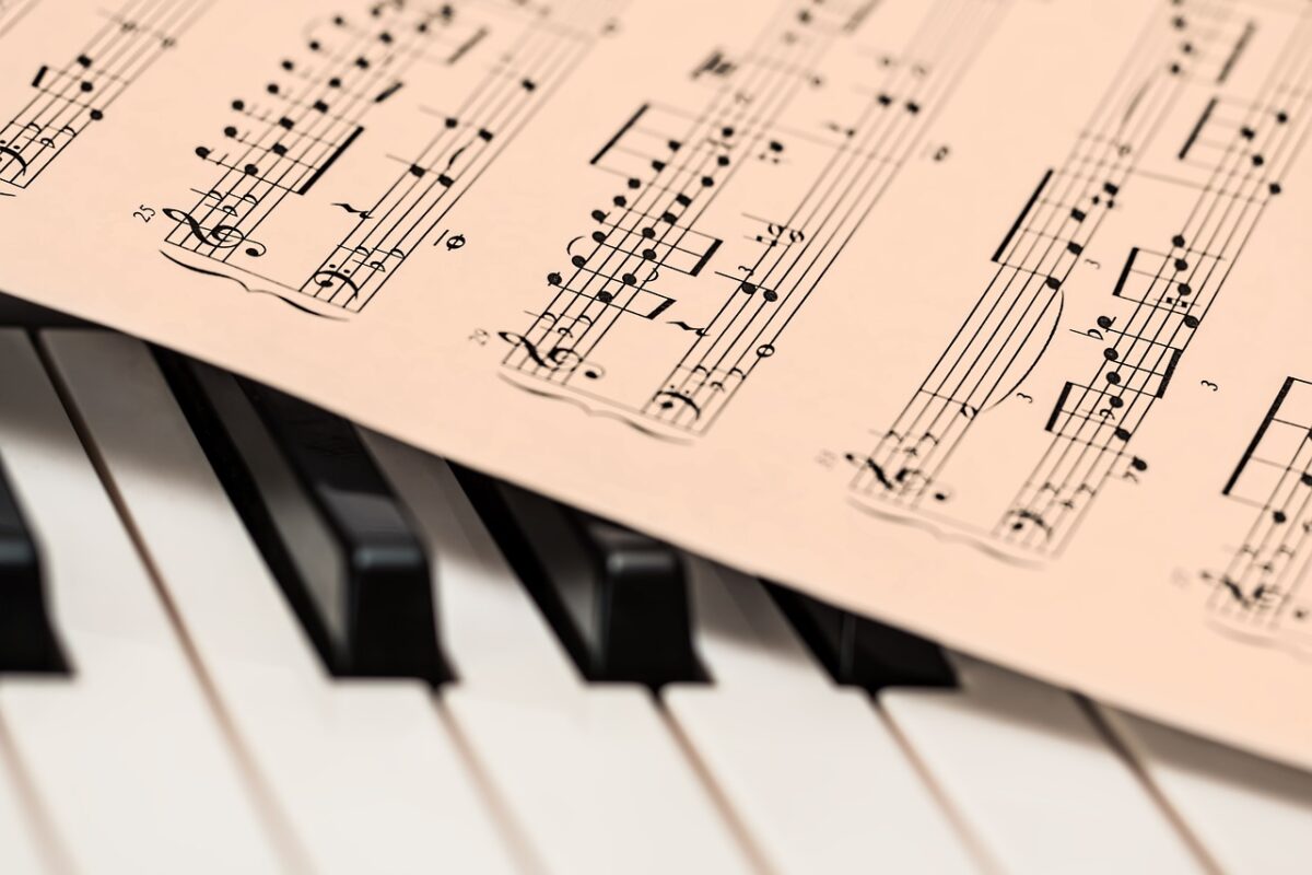 Composition musicale avec piano