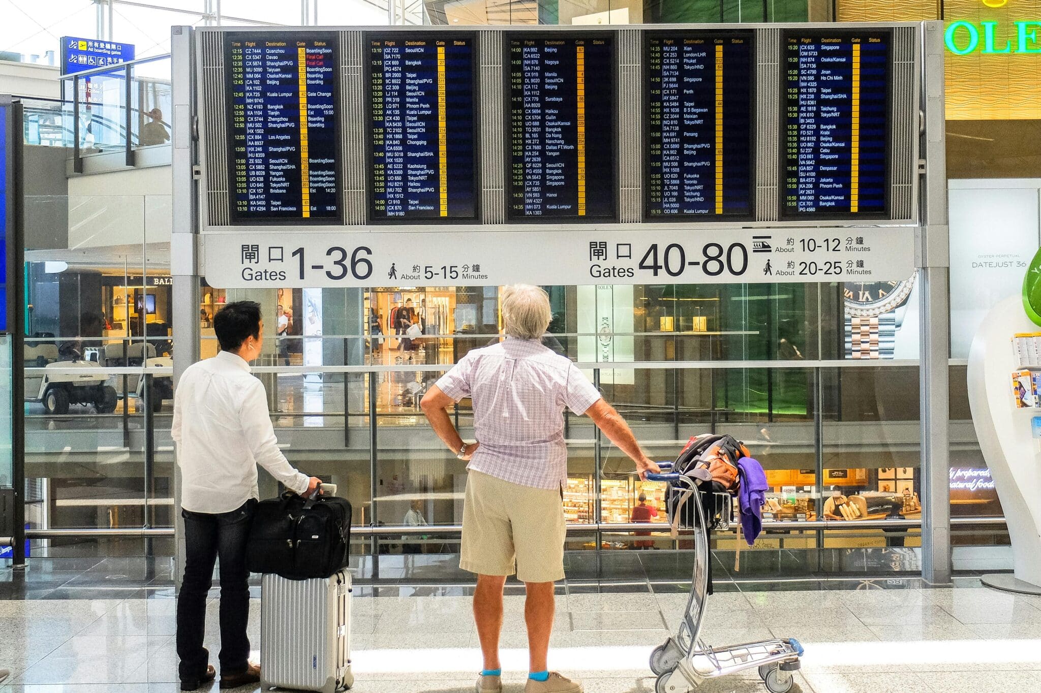 Perturbation dans les vols ans un aéroport