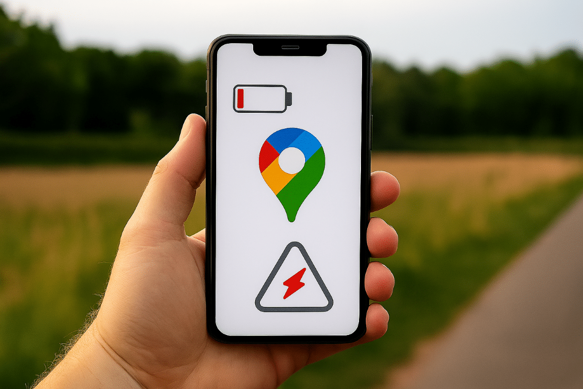 google maps mode économie d'énergie autonomie smartphone 