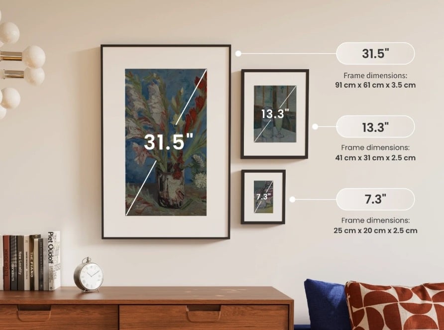 Le cadre numérique sans fil AI Art Frame de SwitchBot 