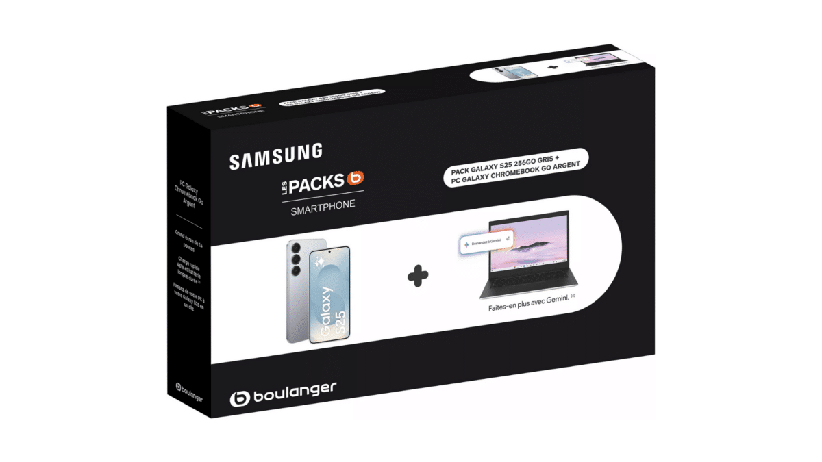 Image 2 : Un Galaxy S25 + un Chromebook pour moins de 800 € ? Samsung vous offre un deal exceptionnel !
