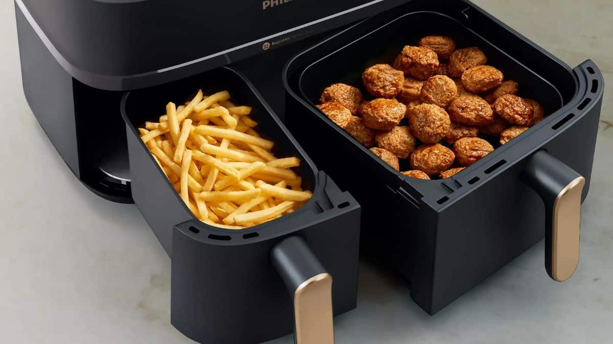 Image 1 : Cet Airfryer Philips double bac passe à moins de 150 € chez Boulanger !