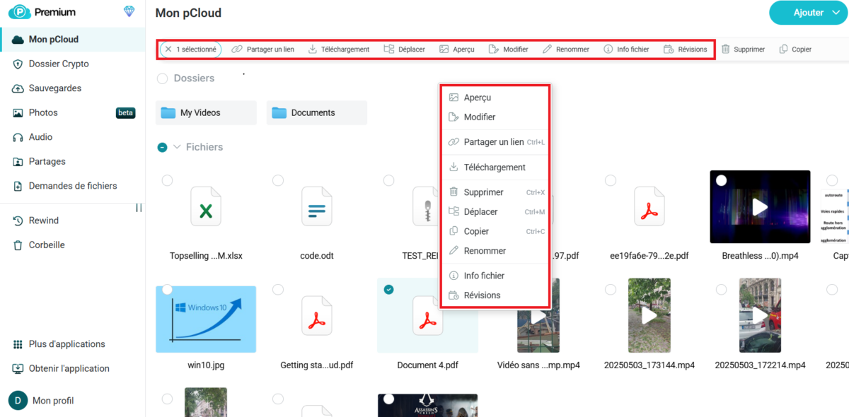 Image 3 : Test pCloud : une alternative rentable à OneDrive et Google Drive ?