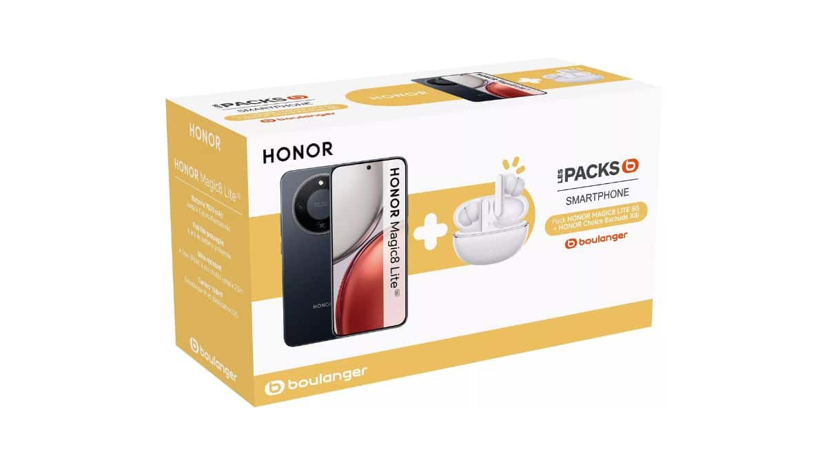 Image 2 : Un pack smartphone ultra endurant + écouteurs Bluetooth est à moins de 300 € chez Boulanger !