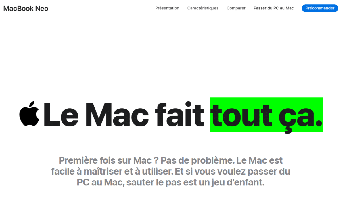 Image 1 : Et si le MacBook Neo abordable attirait les déçus de Windows ?