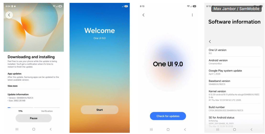 Image 1 : One UI 9 se dévoile déjà, voici les premières images de la surcouche d'Android 17