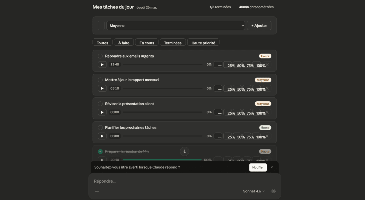 Image 4 : Claude : 3 fonctions cachées qui vont doper votre productivité