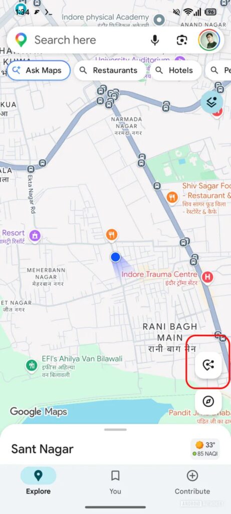 Image 1 : Google Maps : ce nouveau bouton va vous faire gagner du temps