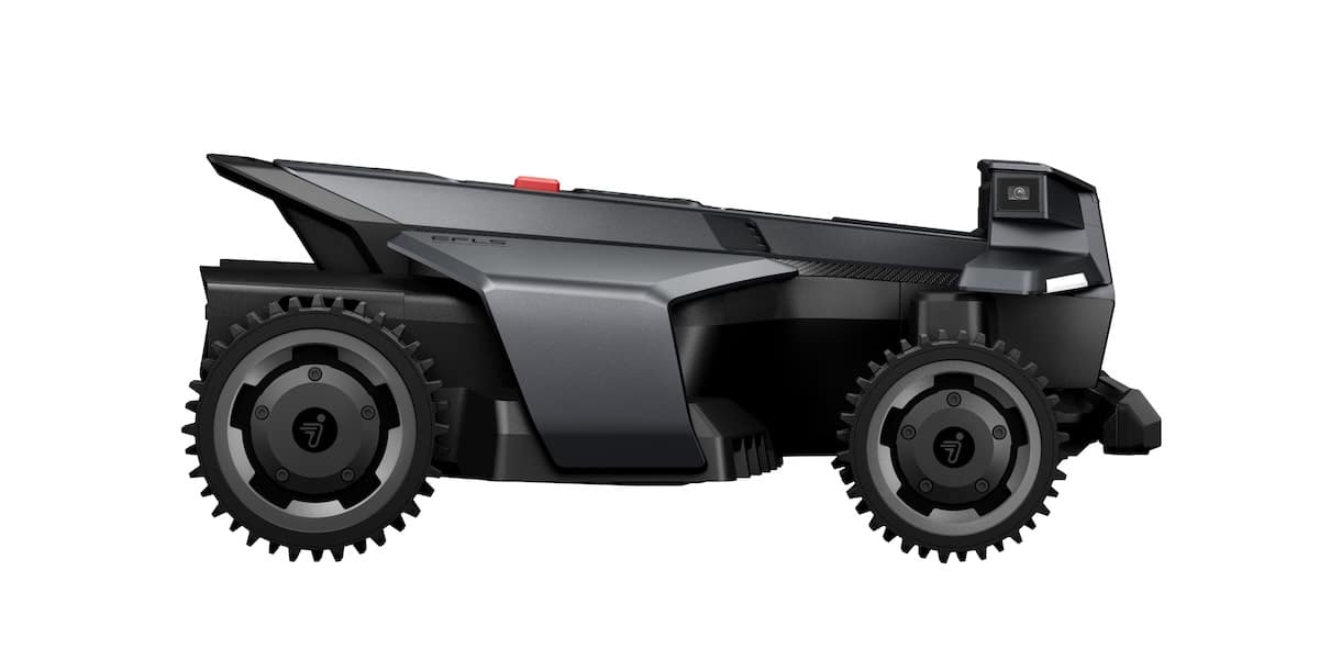 le robot tondeuse Navimow X4 vue de profil